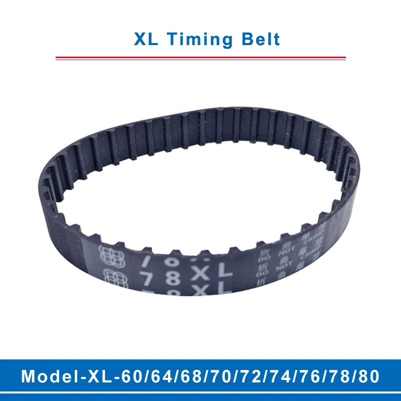 Модель ремня ГРМ XL 60XL/64XL/68XL/70XL/72XL/74XL/76XL/78XL/80XL шаг зубьев 5 08 мм ширина 10/15 для шкива