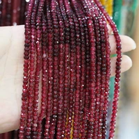natural stone bead section punch loose flat beads 2x4 mm for jewelry making necklace bracelet earrings accessory