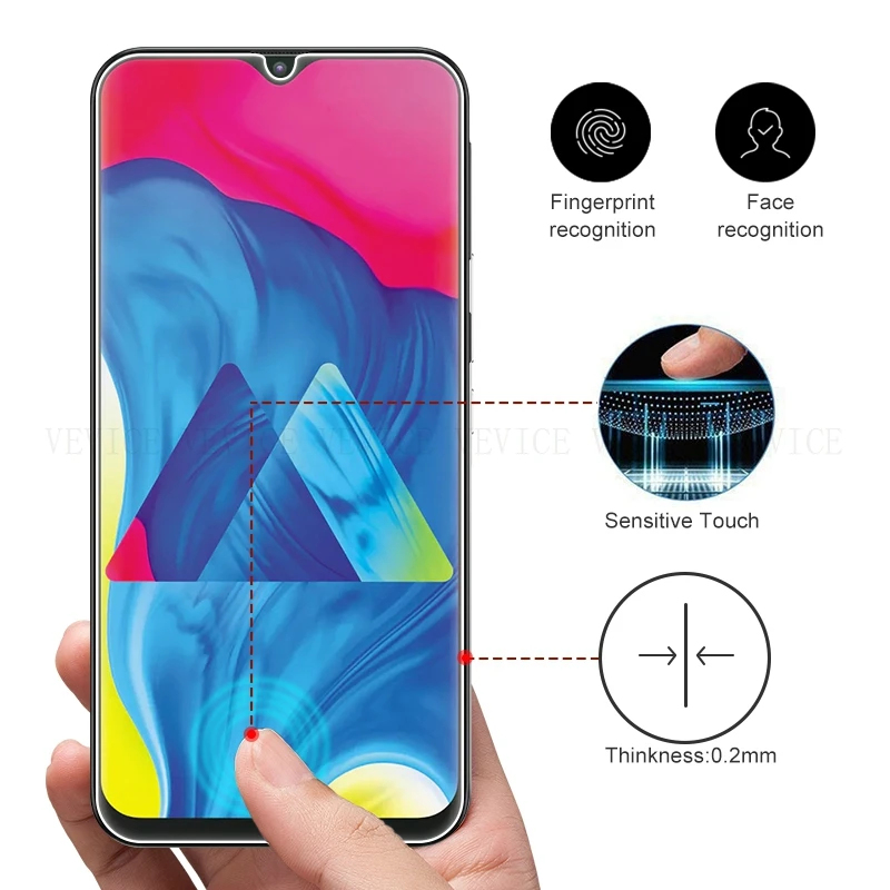9H Ultra Slim Screen Protector Tempered Glass For Samsung Galaxy M10 M20 M30 A50 Protective A10 A30 Film |