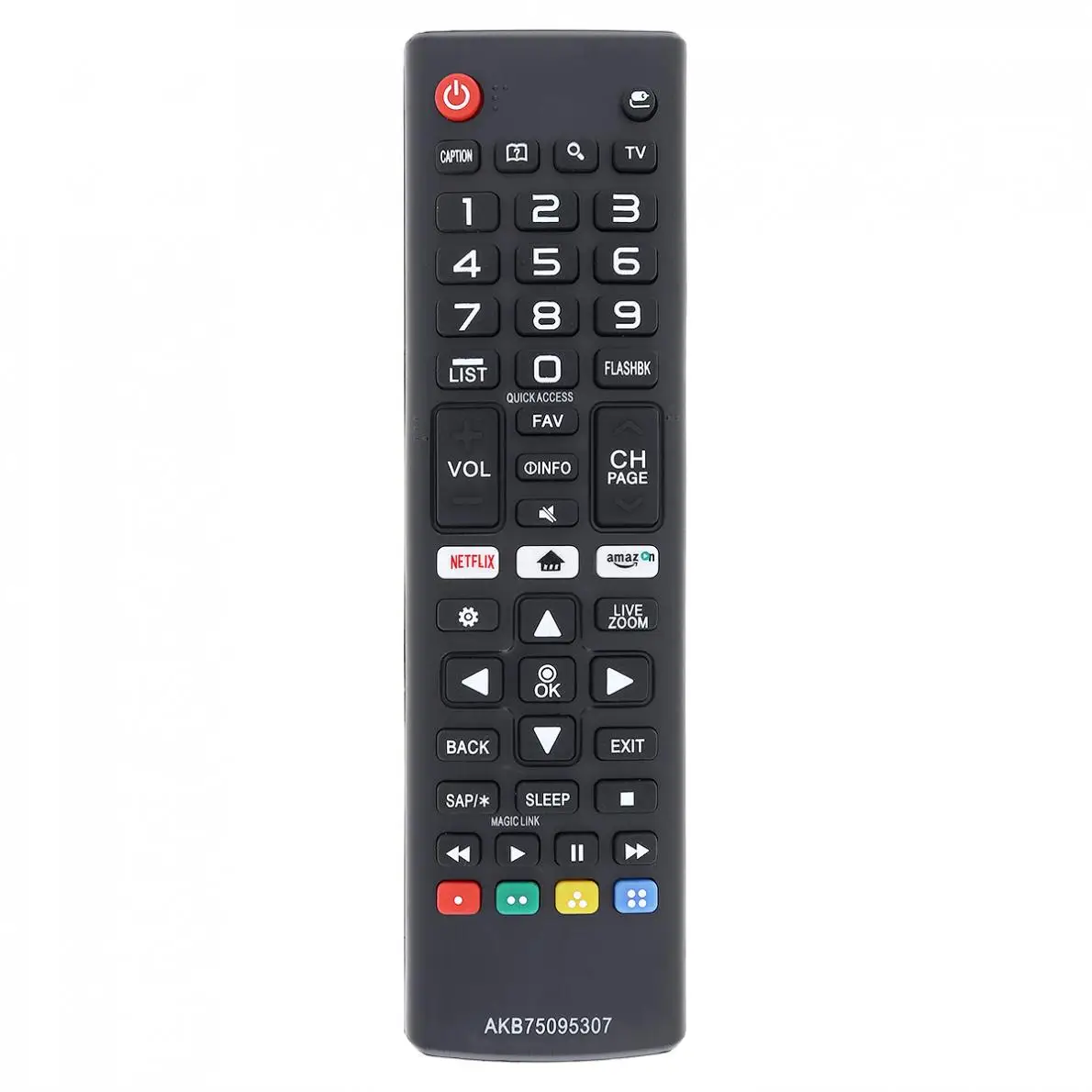 Universal AKB75095307 4K UHD Remote Control Support 2 x AAA Batteries with Long Transmission Distance for 32LJ550B-UA | Электроника
