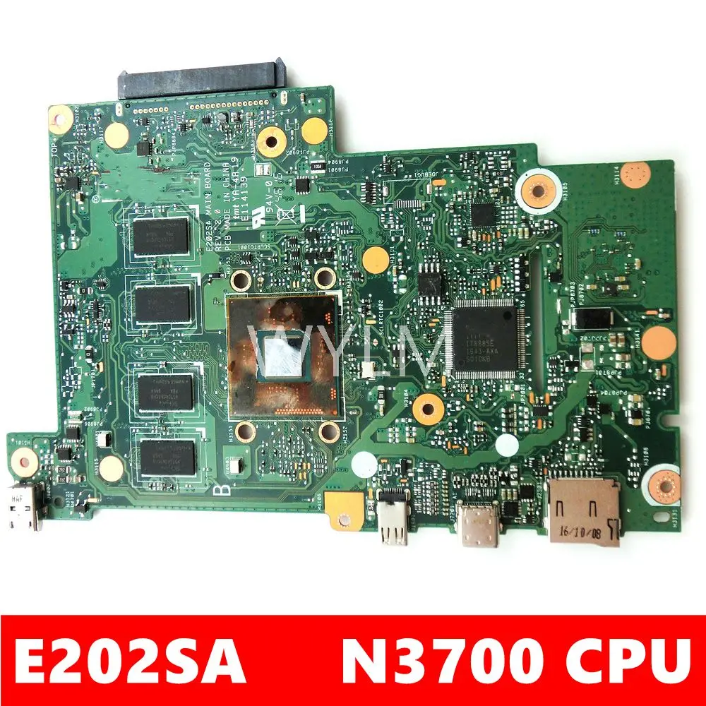 

E202SA With N3700 CPU 2GB RAM Mainboard REV 2.0 For Asus E202SA E202S Laptop Motherboard 100% Tested Working Well Free Shipping