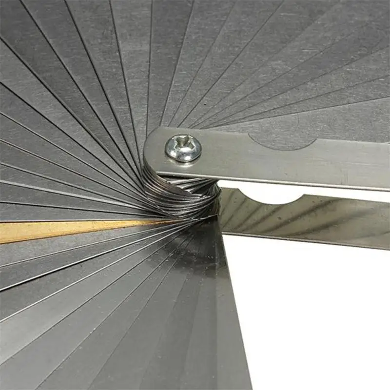 Комбинированный щуп Калибр 32 лезвия из нержавеющей стали съемные метрические