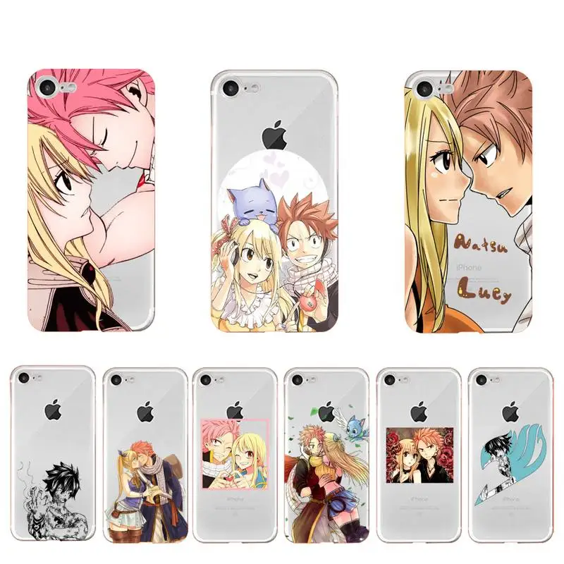 

YNDFCNB Anime Fairy Tail Phone Case for iPhone 11 12 13 mini pro XS MAX 8 7 6 6S Plus X 5S SE 2020 XR case