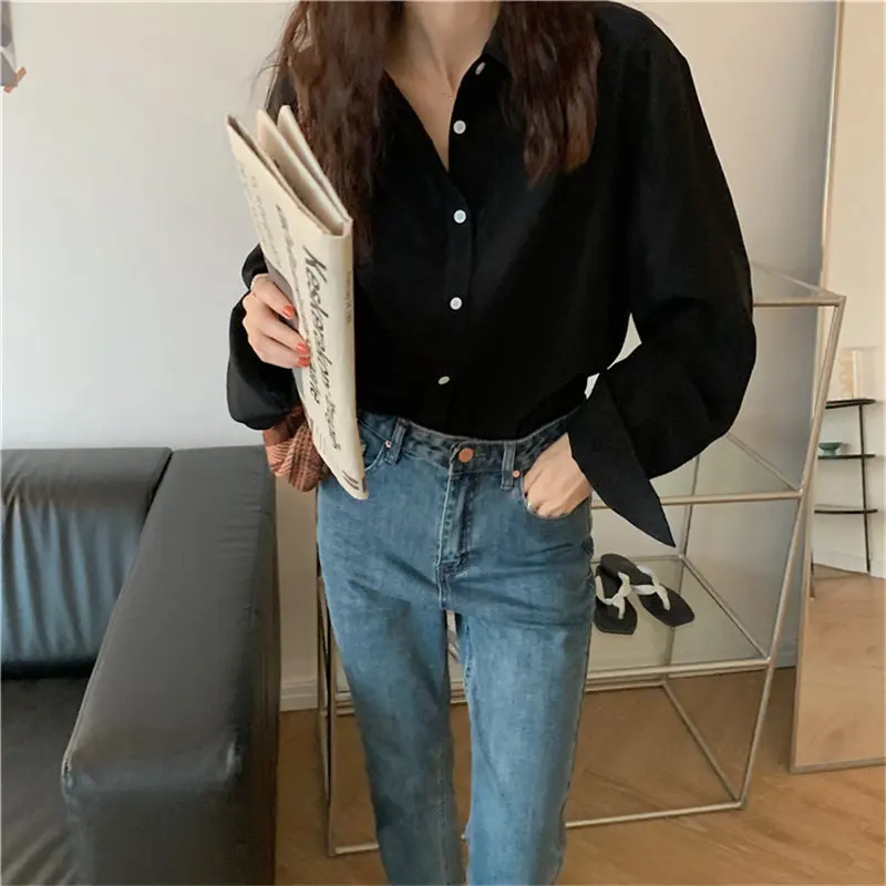 

HziriP Summer Sexy New Oversize Tops Brief Loose 2021 Streetwear Chic Casual Thin Femme Hot Prom All Match Office Lady Shirts