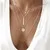 2Women Necklace Новинка, многослойное ожерелье с кулоном в виде Луны из кристаллов, женское Ретро Очаровательное ожерелье, вечерние ювелирные изделия, аксессуары - Окраска металла: 2Women Necklace