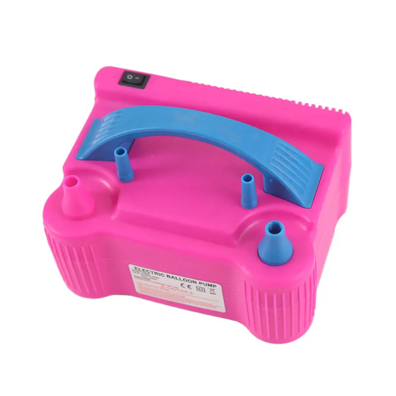 

Portable High Voltage EU Plug Decoration Balloon Inflatable Electric Pump Double Hole Air Balloon Pump Inflator Pump Air Blower