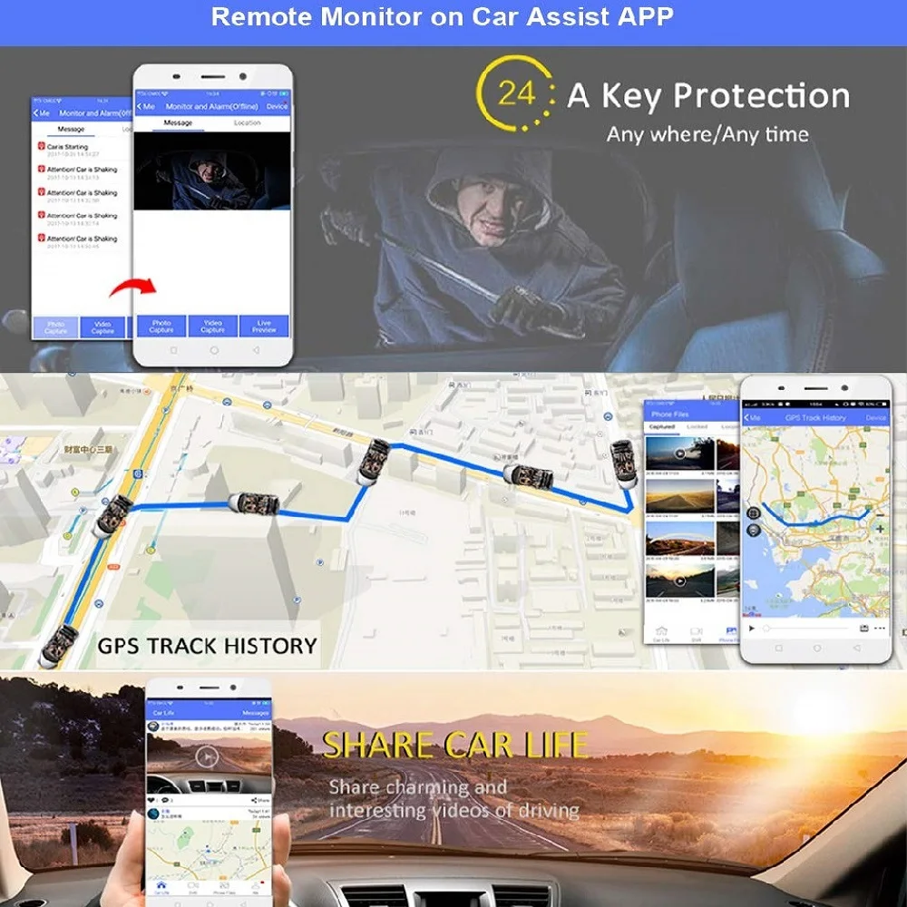 Зеркало-видеорегистратор Автомобильный регистратор с 12 дюймовым дисплеем 4G Android