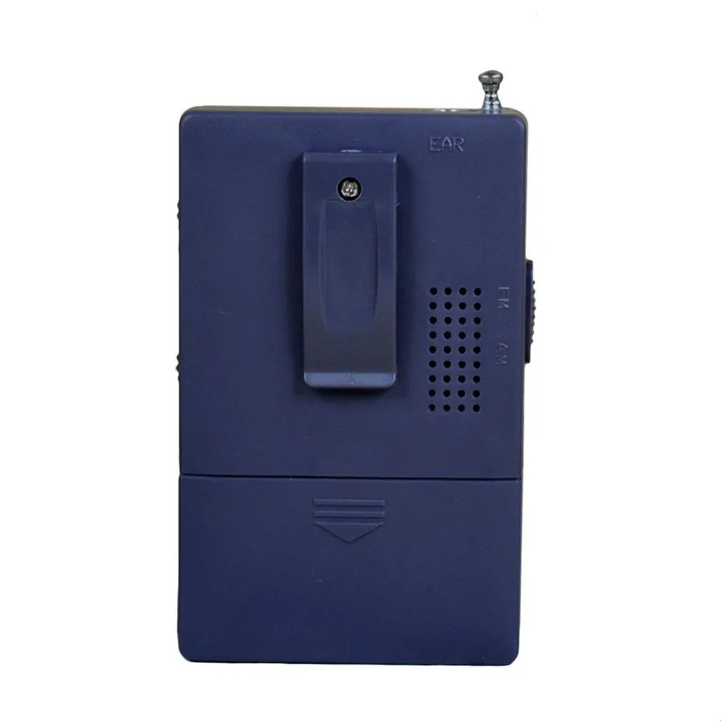 Pocket Radio Telescopic Antenna Mini AM/FM 2-Band World Receiver With Speaker 3.5mm Earphone Portable | Электроника