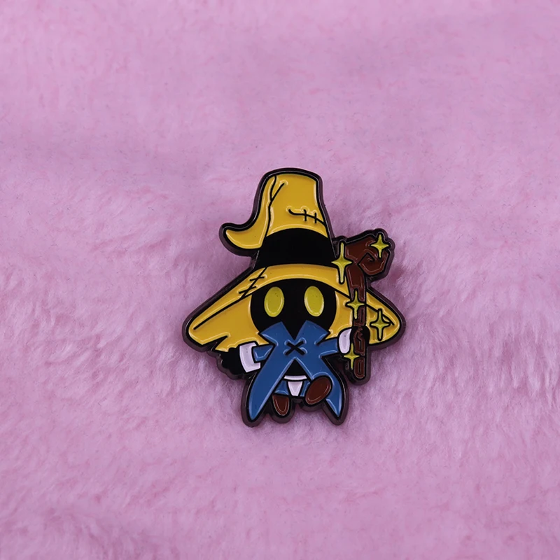 Final Fantasy Vivi pin милый черный маг magic вечерние пользу|Броши| |