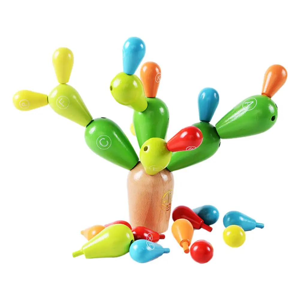 

Деревянный Детский конструктор «кактус»