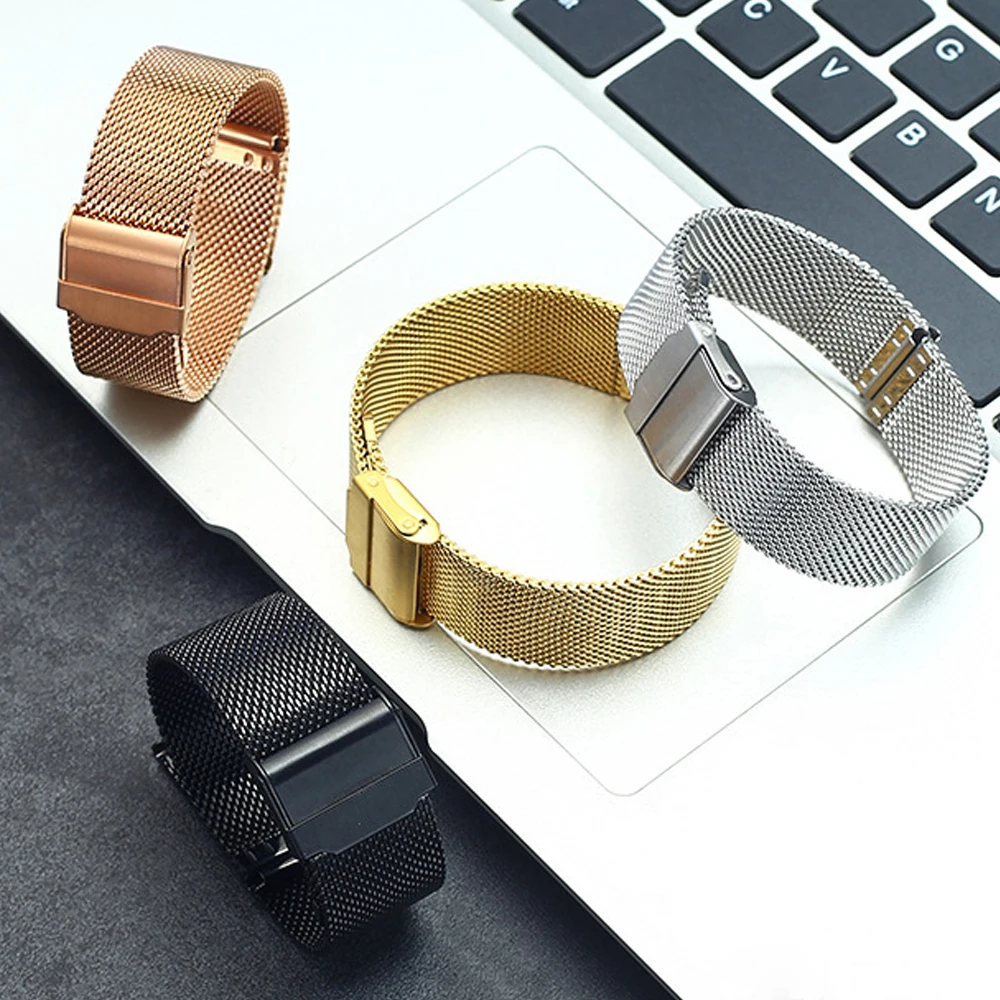 Браслет Цветной из нержавеющей стали для Xiaomi Mi металлический браслет цветных