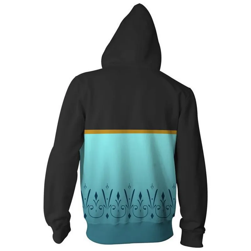 Новинка 2020 Толстовка для косплея Анны и Эльзы из аниме Холодное сердце 2 свитер с