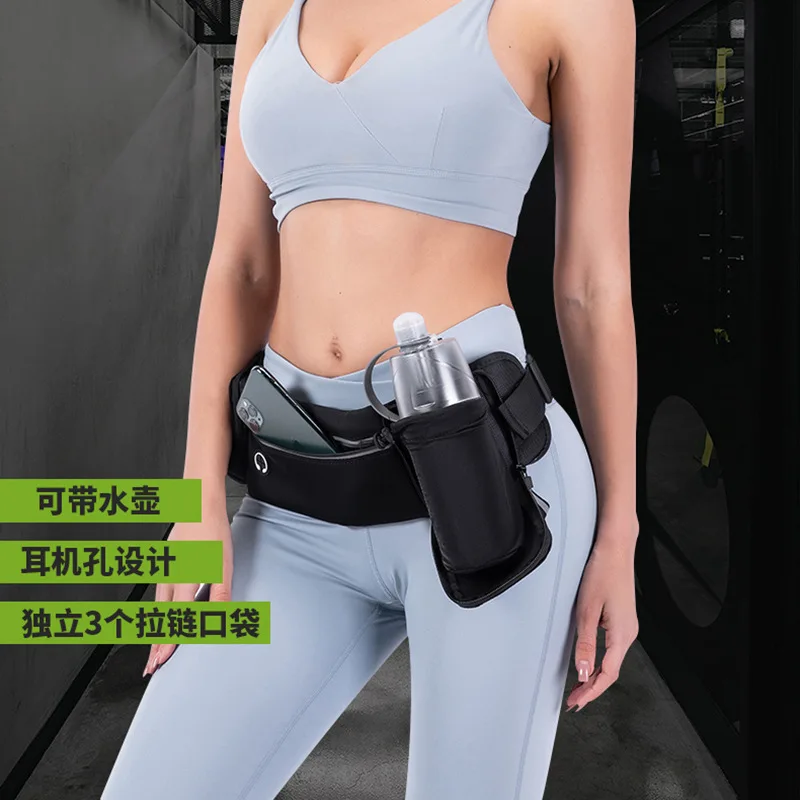 

Professional Running Waist Bag Sports Belt Pouch Mobile Phone Case Men Women Hidden Pouch Gym SportsBags Running Belt Waist Pack