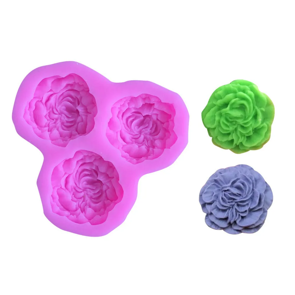 

Carnations Flower Shape Silicone Cake Molds DIY Fondant Shape Decorating For Homemade Cake Tools Chocolate Cupcake Soap
