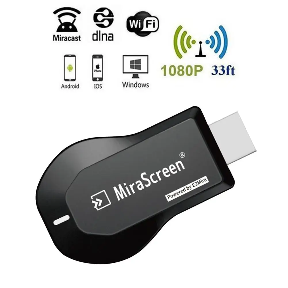 HDMI-compatible WiFi Display Adapter Screen Mirroring Dongle Mobile Phone Same Screen Device For IOS For Android To TV Projector