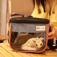 breathable small animals pet carrier mini shoulder sling hamster guinea pig squirrel chinchilla pet carrier