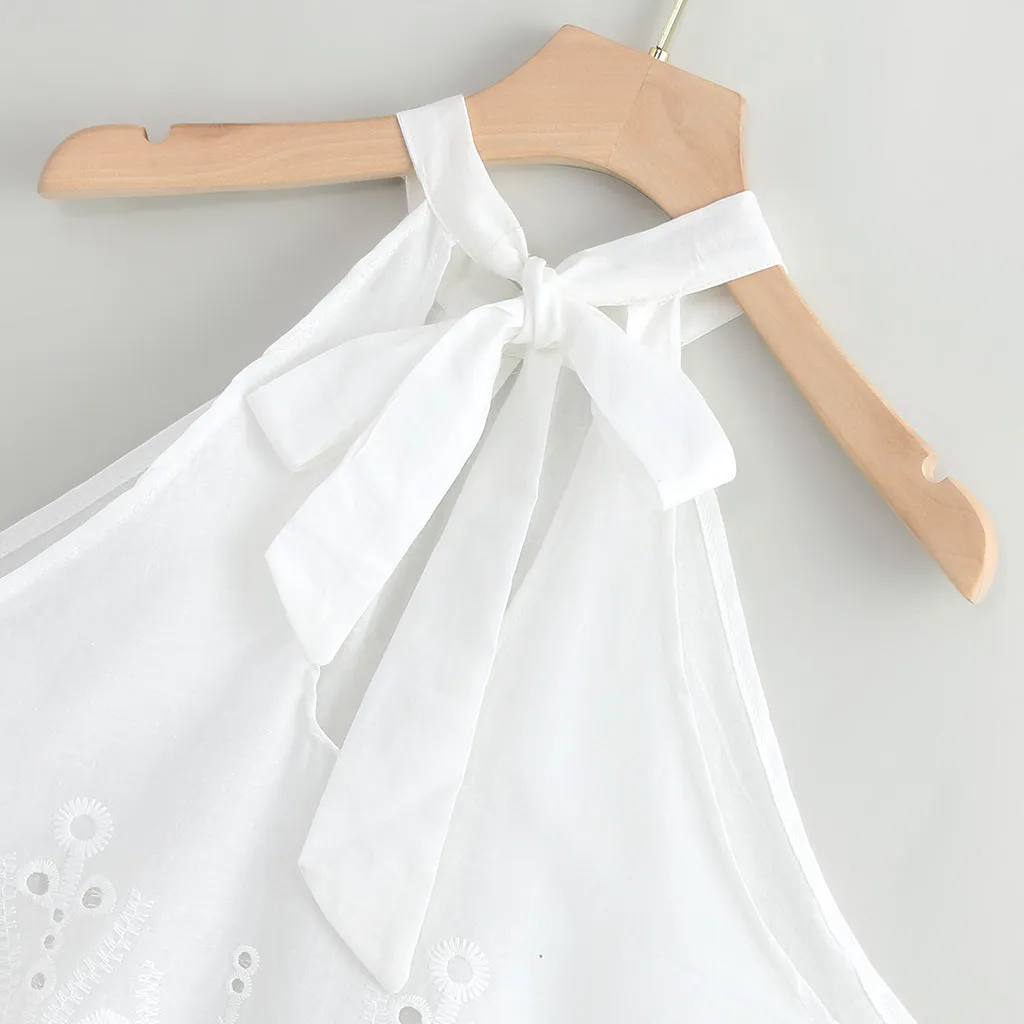 Женская летняя майка футболка топ с кружевным бантом открытая Блузка вырезом