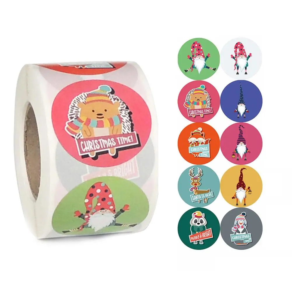 500 шт./рулон самоклеящиеся наклейки|Наклейки на стену| |