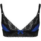 Горячие сексуальные Для мужчин эротические бюстгальтер женскую одежду нижнее белье Sissy регулируемыми бретельками кружево с цветочным мотивом без косточек без подкладки мужской бюстгальтер без косточек