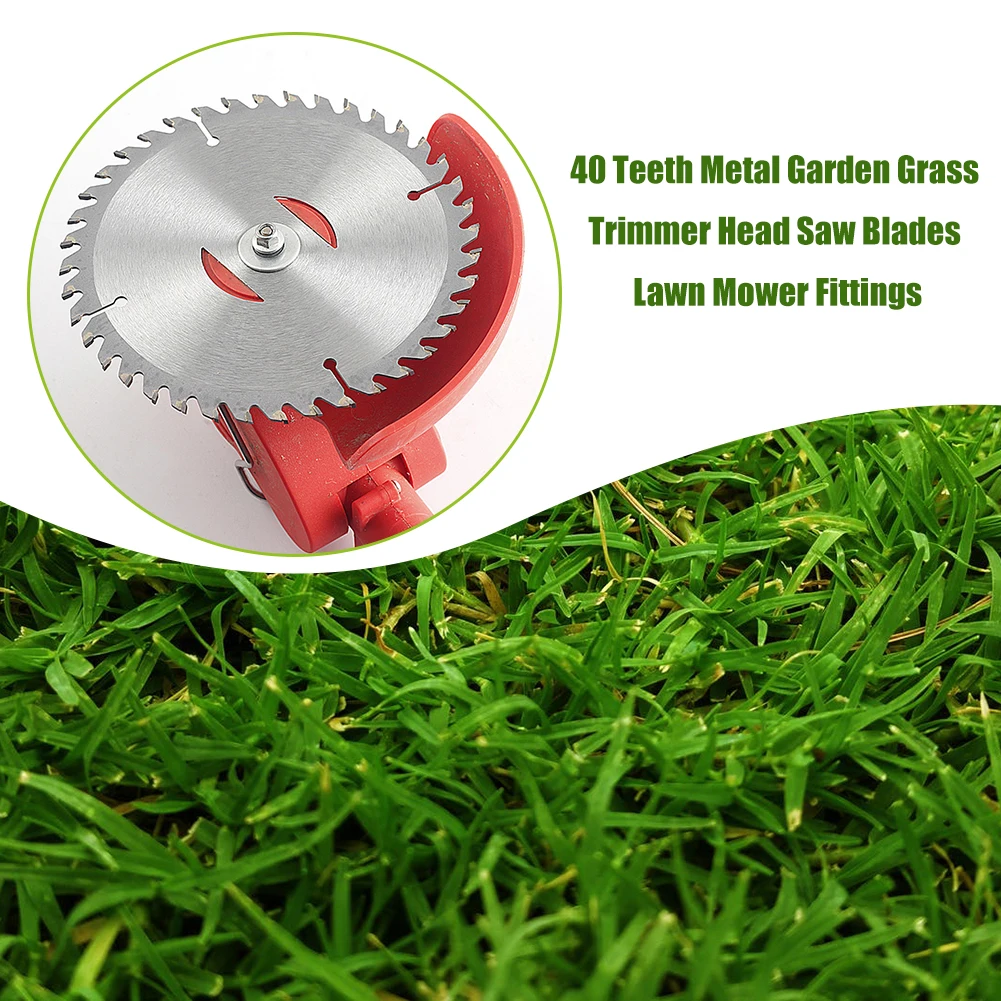 

Metal Grass Trimmer Head Blade Replacement Electric Weeder Saw Blades Lawn Mower Fittings Accessories for Garden Tool Parts