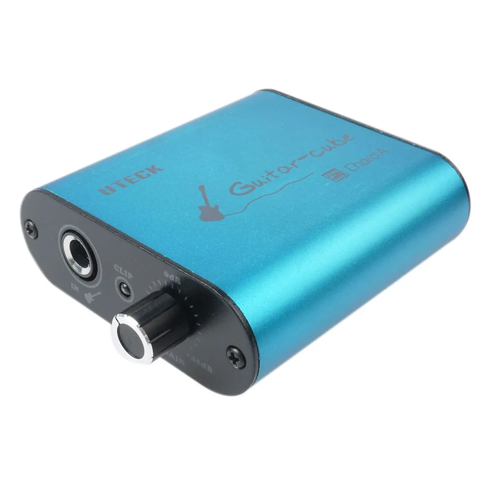 5 шт. Uteck гитарный куб ASIO Chord USB аудио интерфейс(DI) подходит для мягкого(гитара Rig JAMVOX AmpITube) для продажи