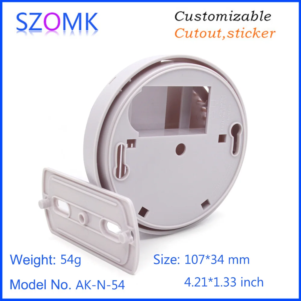 High quality 107X34mm abs plastic smoke detector voice operated project enclosure manufacture | Обустройство дома