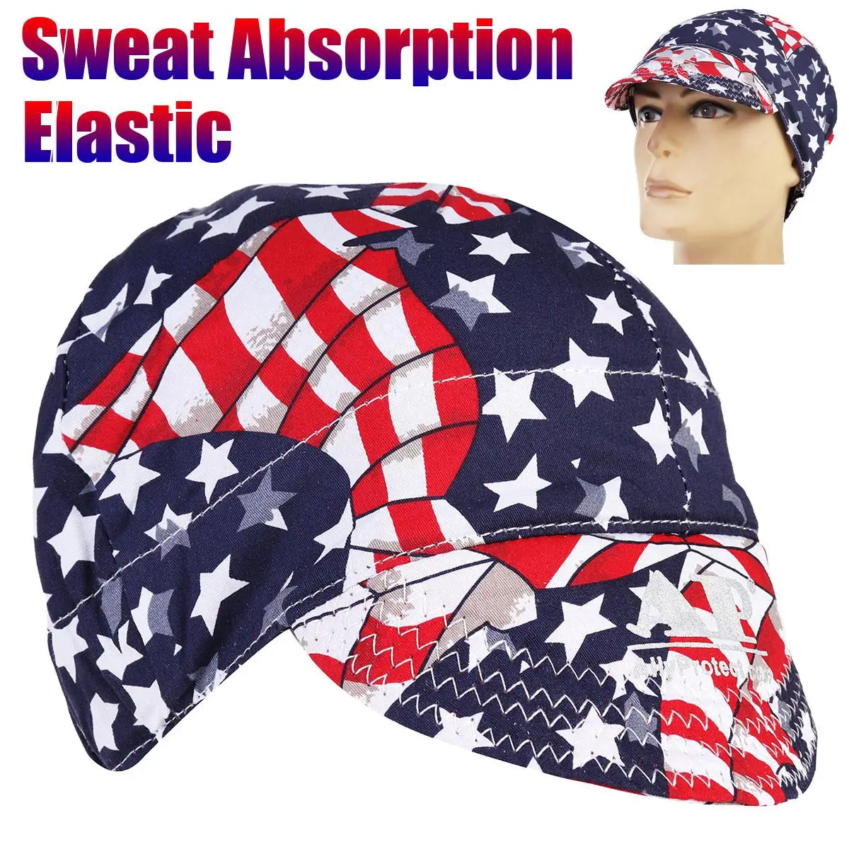 

Welding Hat Cap Flame Retardant Head Protective Cotton Hat Cap Hood Tool Sweat Absorption Work Cap Welding Protective Equipment