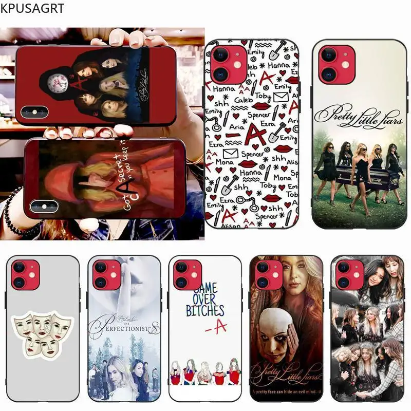 

KPWSAGRT Pretty Little Liars Coque Shell Phone Case for iphone 12 pro max 11 pro XS MAX 8 7 6 6S Plus X 5S SE 2020 XR case