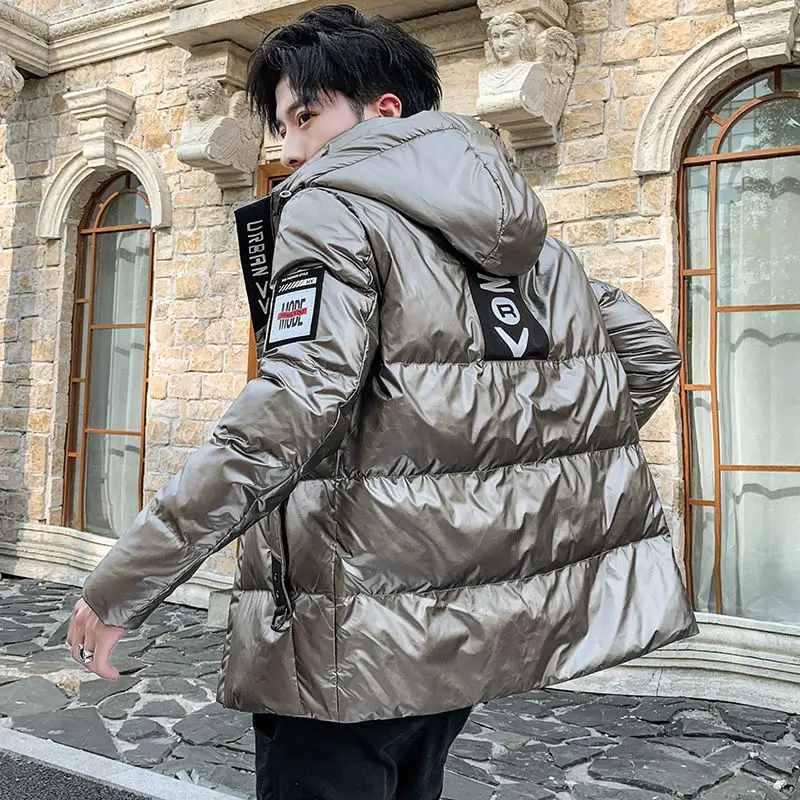 Мужской уличный сверхразмерный яркий жакет зимние парки мужские утепленные