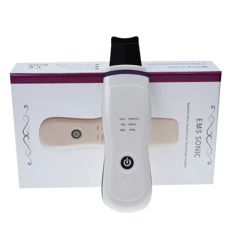 Ультразвуковой аппарат для очистки кожи лица Уход за кожей лопаточка поры чище