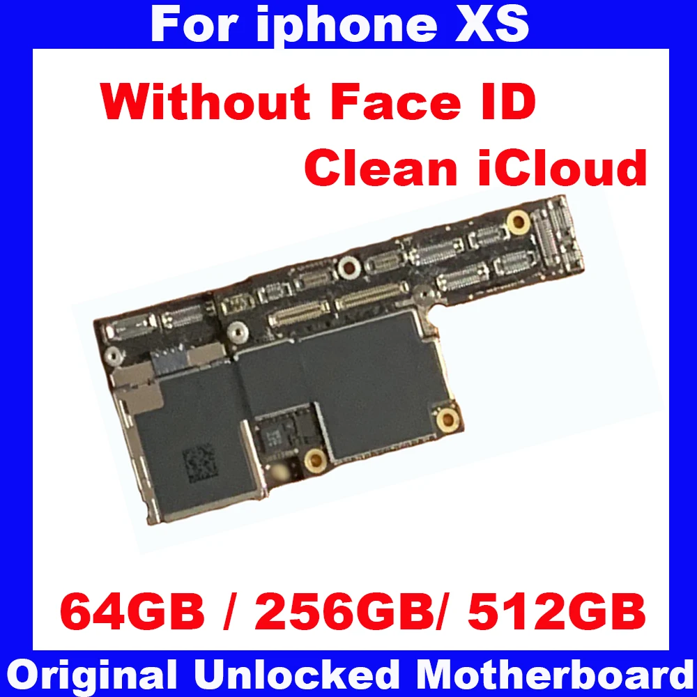 Оригинальная материнская плата для iphone XS с системой IOS разблокированная 64 ГБ 256 512