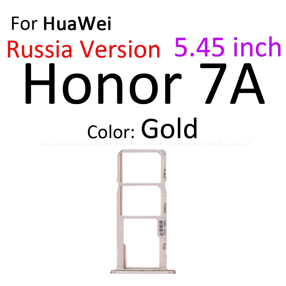 Лоток для Micro SD/Sim-карты HuaWei Honor 7A 5 45 7 Pro гнездо адаптера держатель слота контейнер