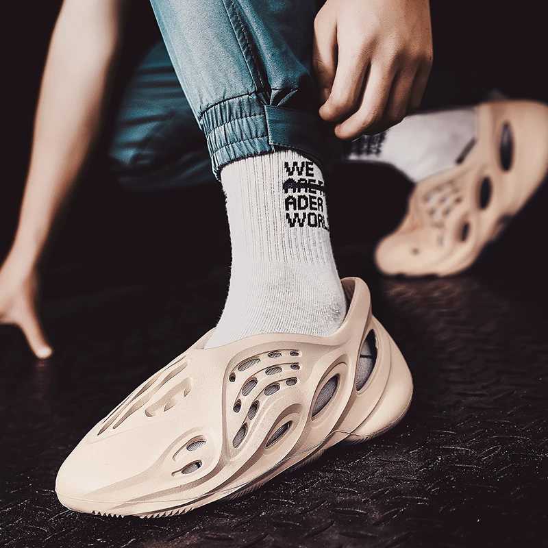 Мужские удобные дышащие сандалии Легкие унисекс для пляжа Спортивные Прямая