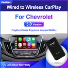Carlinkit 2,0 CarPlay беспроводной адаптер для Chevrolet Bolt Captiva Колорадо Equinox Impala Malibu Silverado Spark Trax Volt 2015-2021