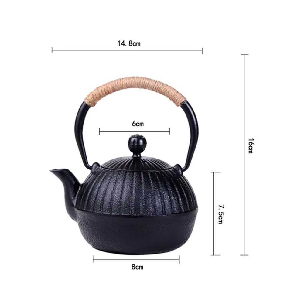 

550ml Mini Iron Teapot Cast Iron Kettle Teapot Tea Set