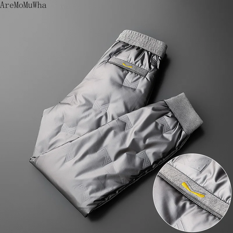 

Брюки мужские зимние на утином пуху, утепленные Прорезиненные, M-5XL