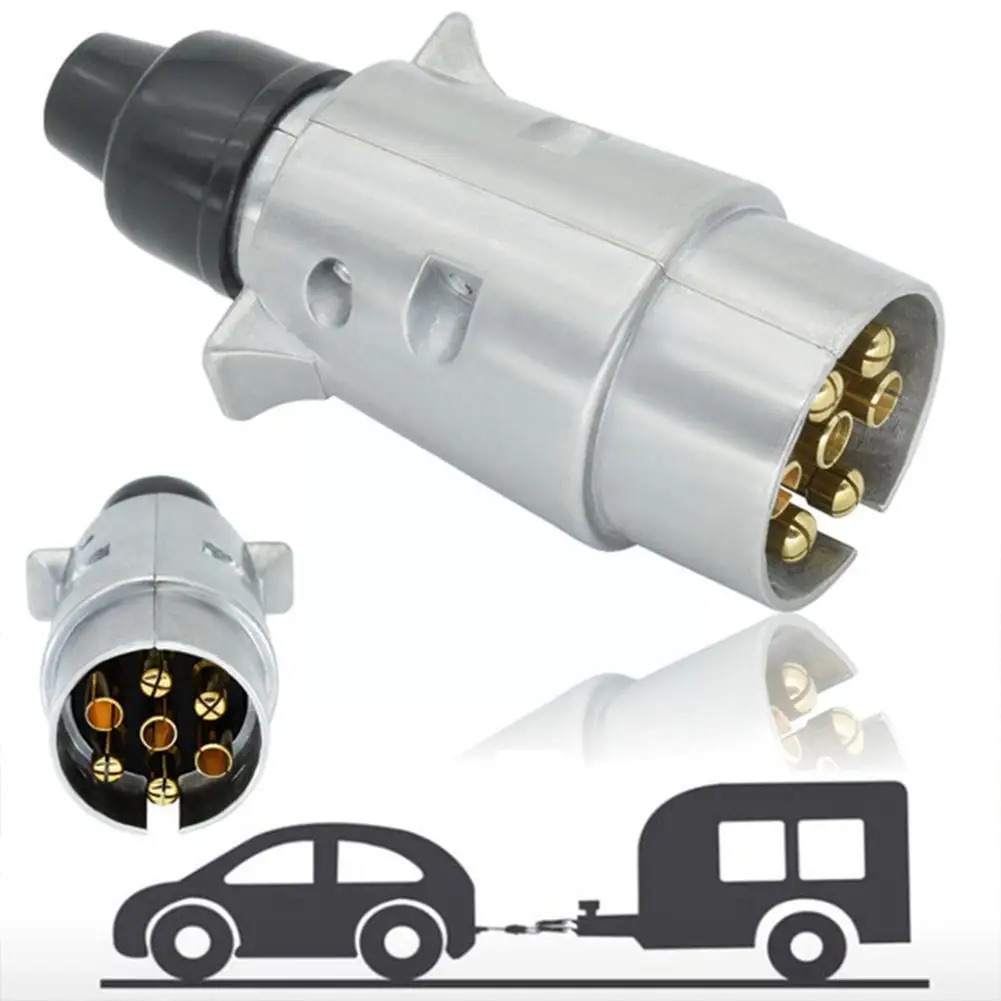 

Европейская стандартная штепсельная вилка 12 в 7 ядер из алюминиевого сплава для прицепа трактора штепсельная Вилка для прицепа K1w4