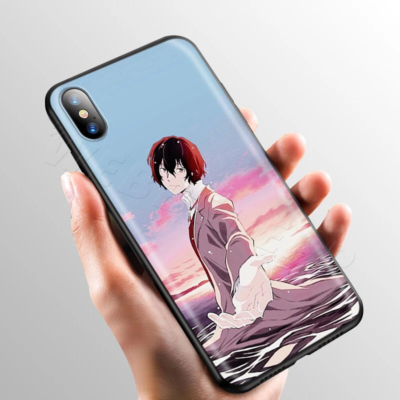 1 Чехол Webbedepp Bungou Stray Dogs Dazai Osamu для Apple iPhone 11 Pro XS Max XR X 8 7 6 6S Plus 5 5S SE - Цвет: 1