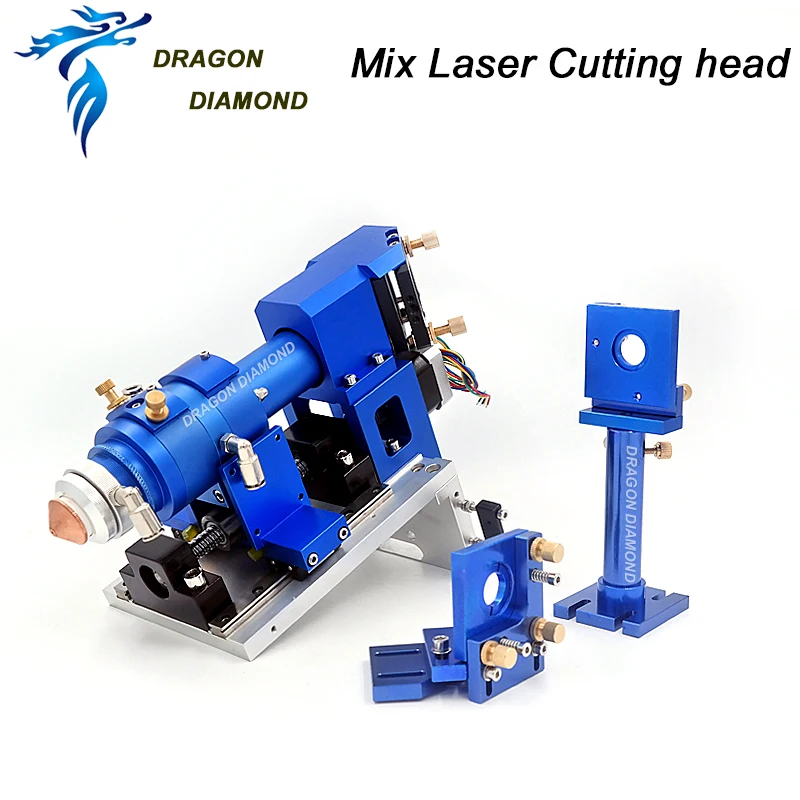 500W CO2 Laser Cutting Metal Machine Head and Non-metal Mixed Cut head Motor And Driver for Laser Cutting Machine Laser Tools