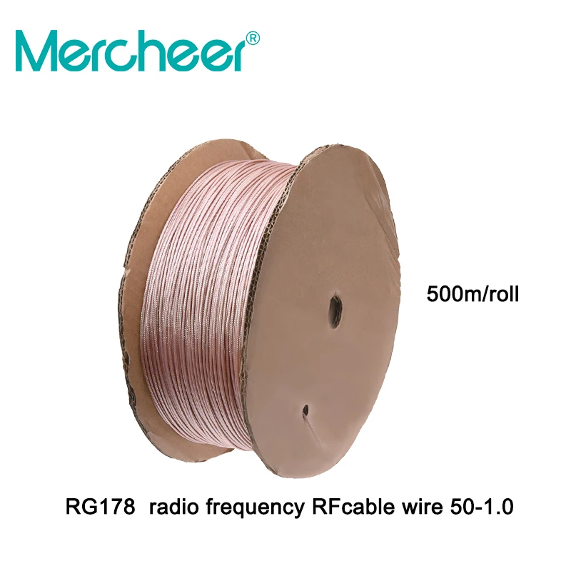 

50 ohm RG316 silver-plated wire RF coaxial cable 50-1.5 high temperature resistant high frequency wire RG178 feeder 50-1.0
