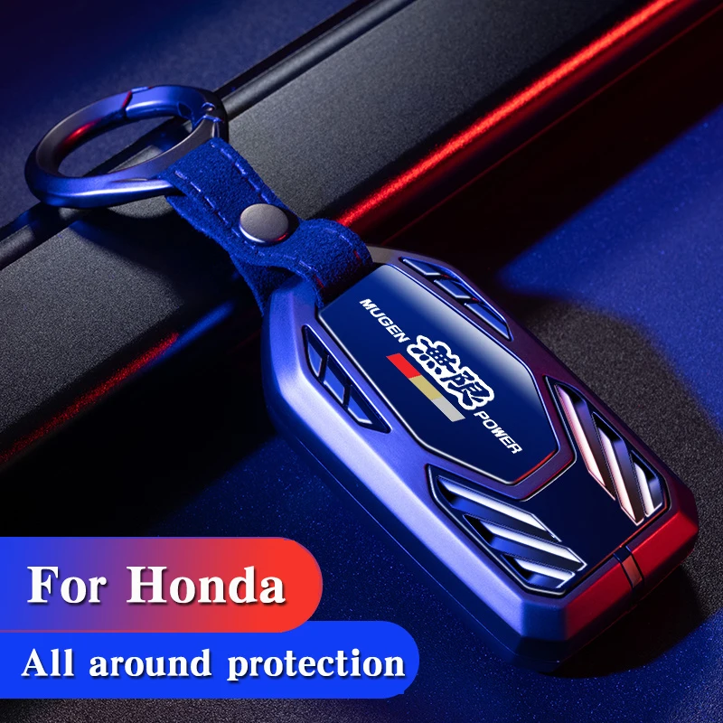 

For Honda Hrv Civic Accord CR-V Fit ODYSSEY CITY JZZE new pattern High-end Aerospace zinc alloy car key case Key Cover