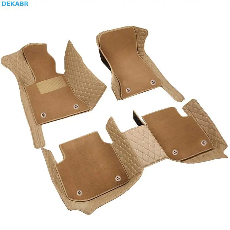 Двухслойные автомобильные коврики для BMW 1 3 4 5 7 серии F20 F30 F10 F11 F01 X1 X3 X4 X5 X6 F48 F25 E70 E71