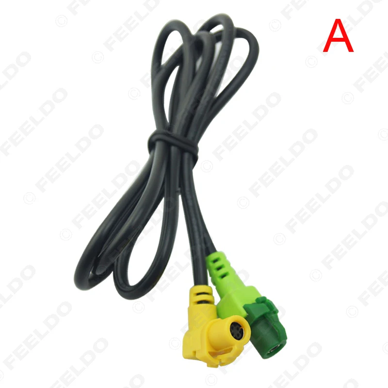 A FEELDO автомобиль OEM RCD510 RNS315 USB кабель с переключателем для Volkswagen Golf MK5 MK6 VI 5 6 CC Tiguan Passat B6 подлокотник положение - Название цвета: A