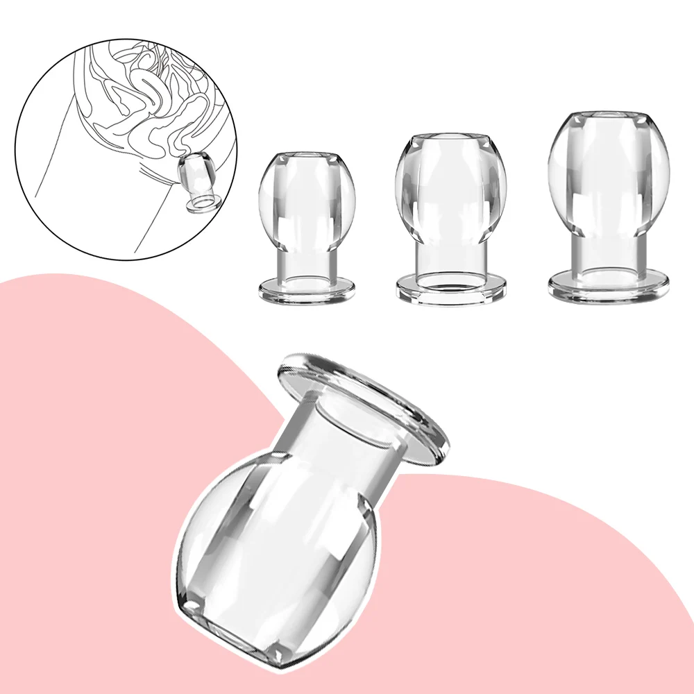 Пустотелая Анальная пробка Электронная змея Мужская зеркальная для геев