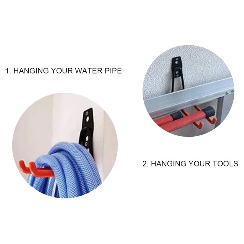 Двойные гаражные крючки настенное крепление и сверхпрочная Вешалка органайзер