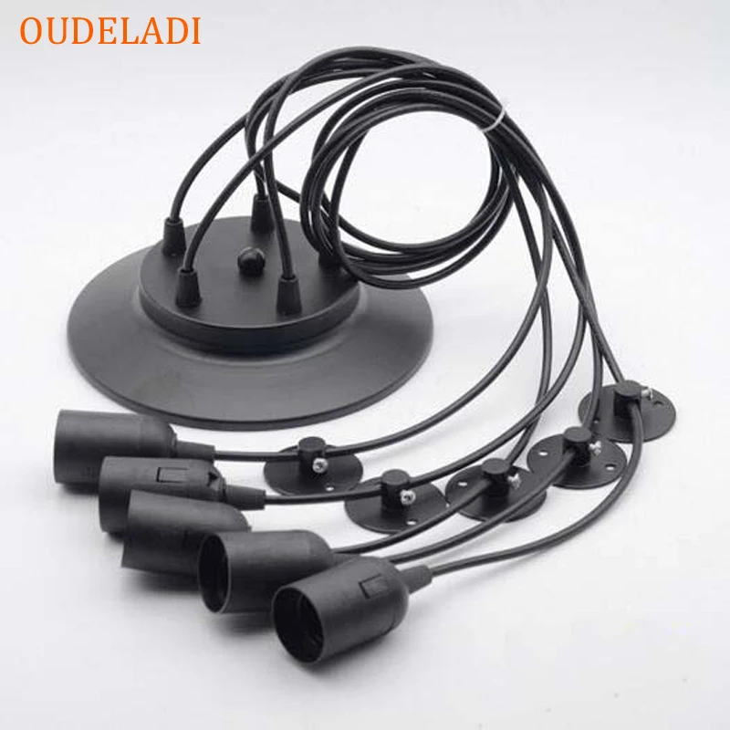 Подвесной ретро светильник в виде паука скандинавский светодиодный потолочный