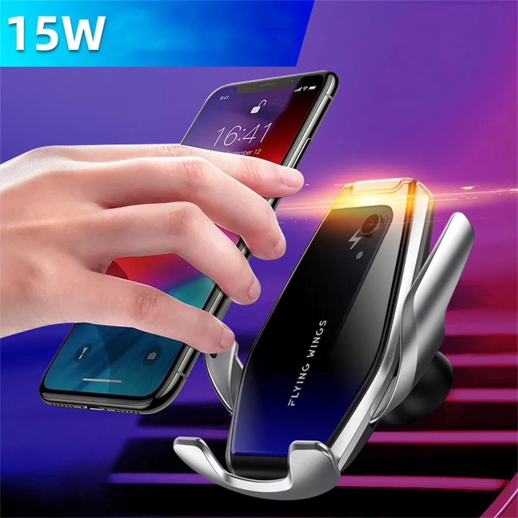 Беспроводное быстрое зарядное устройство Qi 10 Вт для Huawei Mate 20 Pro P30 Xiaomi Mi 9 Samsung S10