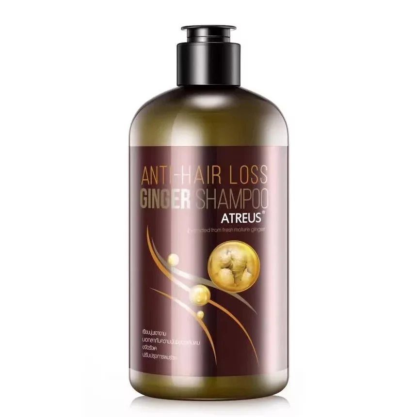

ATREUS Silicone-free Ginseng Shampoo 400ml Natural Extract Hair Thicke Strengthen Nourishing Repairs Damaged Hair Scalp Health