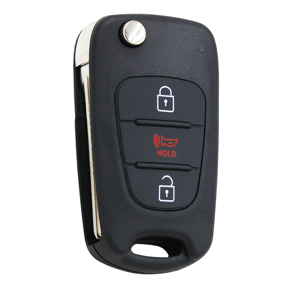 3 кнопки Складной флип дистанционный автомобильный чехол для ключей корпус Kia K2 K5