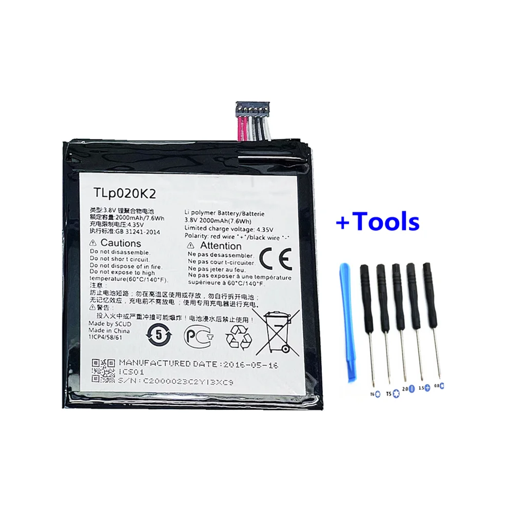 + Инструменты! Новый аккумулятор 2000 мАч TLp020K2 для Alcatel 6039 One Touch Idol 3 -4 7 TLp020K1 - | Аккумуляторы для телефонов -1005003478798289